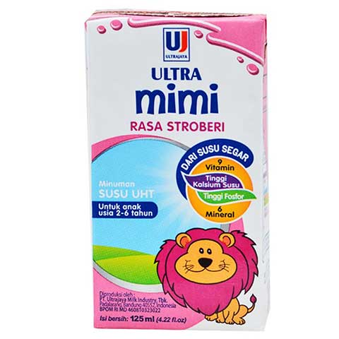 ULTRA MIMI STRAWBERRY 8X125 ML
